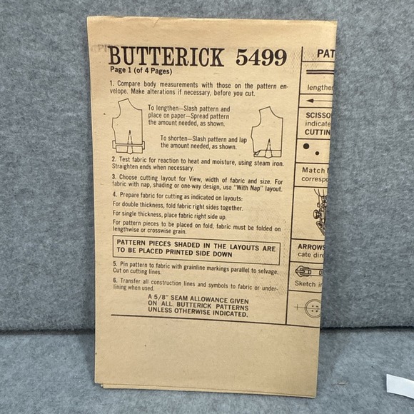 VTG 70s Butterick 5499 Girls Robe Nightgown Pajamas 10 CUT Sleepwear Cottagecore - Picture 10 of 13